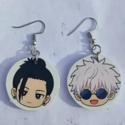 🌀 Aretes Geto y Gojo (Jujutsu Kaisen)