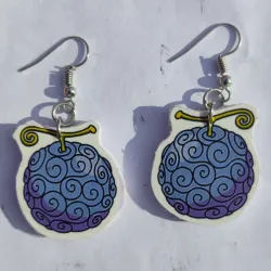 🍇 Aretes Gomu Gomu no Mi (One Piece)
