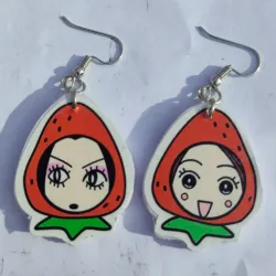 🍓 Aretes Hachi y Osaki (Nana)