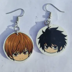 ☠️ Aretes Light y L (Death note)