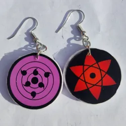 👁️ Aretes Mangekyo Sasuke (Naruto)