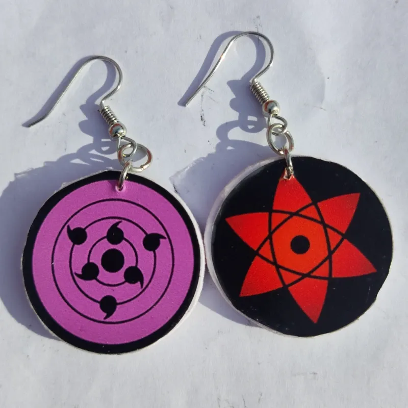 👁️ Aretes Mangekyo Sasuke (Naruto)