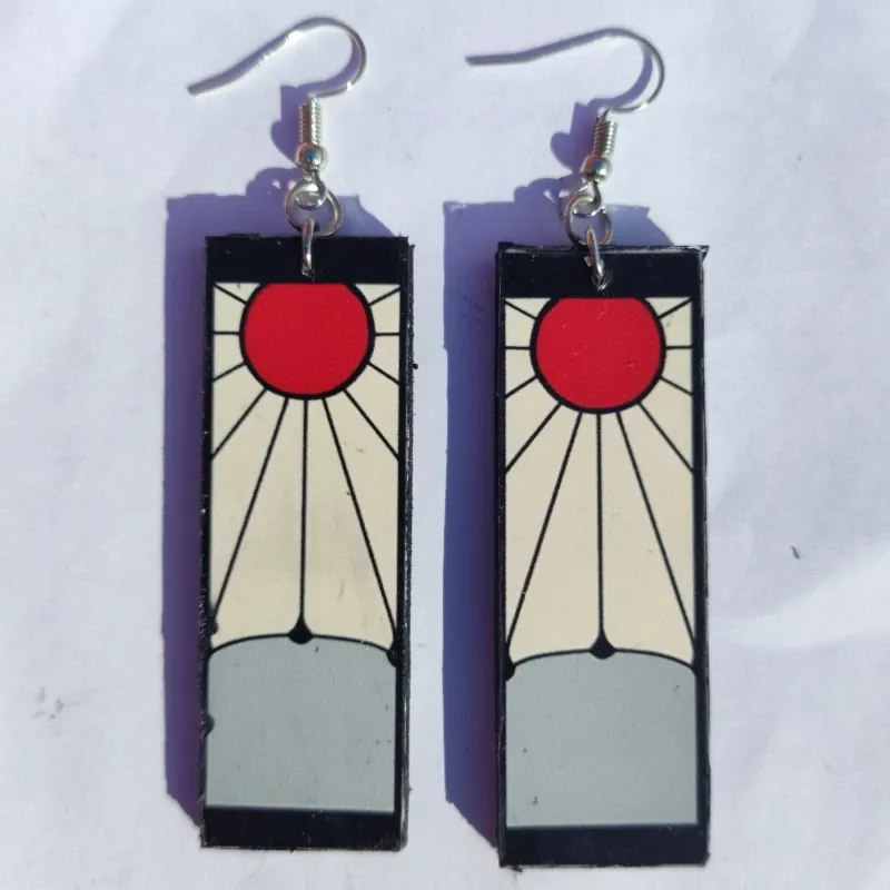 🎴 Aretes Tanjiro Kamado (Kimetsu no Yaiba)
