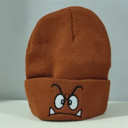 🍄‍🟫 Beanie/ gorro Goomba (Mario Bros)