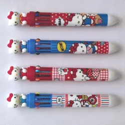 🌈 Bolígrafo Hello Kitty 10 colores (Sanrio)