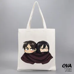 🛡️ Bolsa Eren y Mikasa (Shingeki no Kyojin)