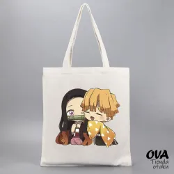 🌸⚡ Bolsa Zenitsu y Nezuko (Kimetsu no Yaiba)