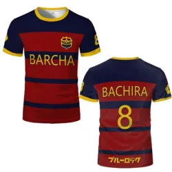 ⚽ Camiseta deportiva Meguru Bachira/ Barcha (Blue Lock)