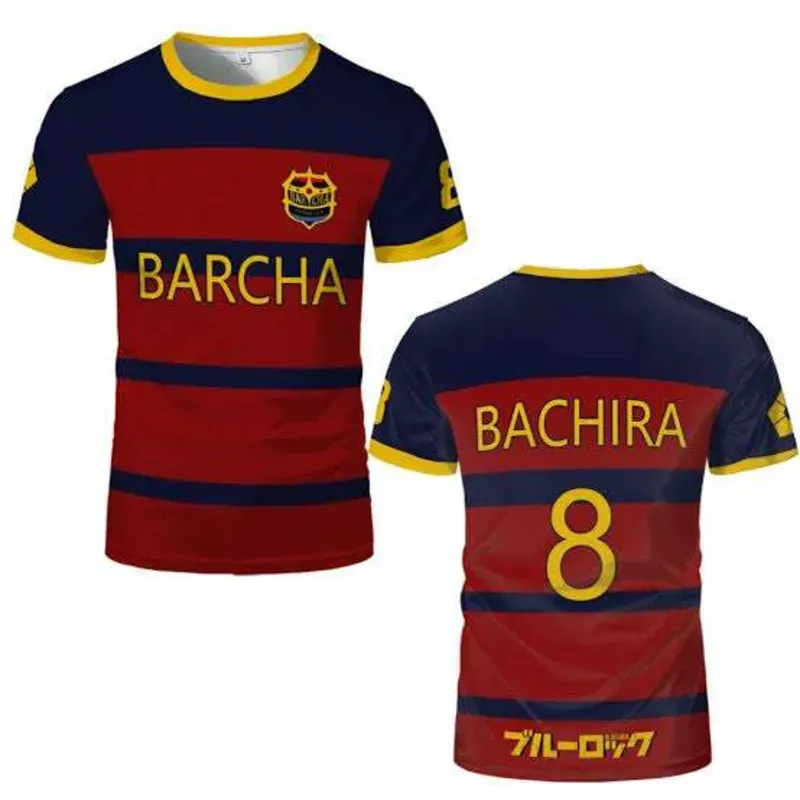 ⚽ Camiseta deportiva Meguru Bachira/ Barcha (Blue Lock)