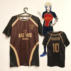 👕⚽ Camiseta deportiva Michael Kaiser/ Bastard München (Blue Lock)