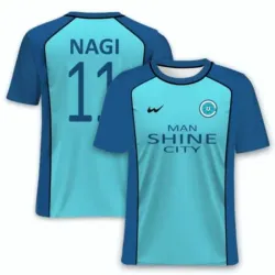 👕⚽ Camiseta deportiva Seishiro Nagi/ Manshine City (Blue Lock)
