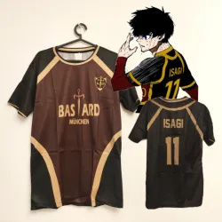 👕⚽ Camiseta deportiva Yoichi Isagi/ Bastard München (Blue Lock)