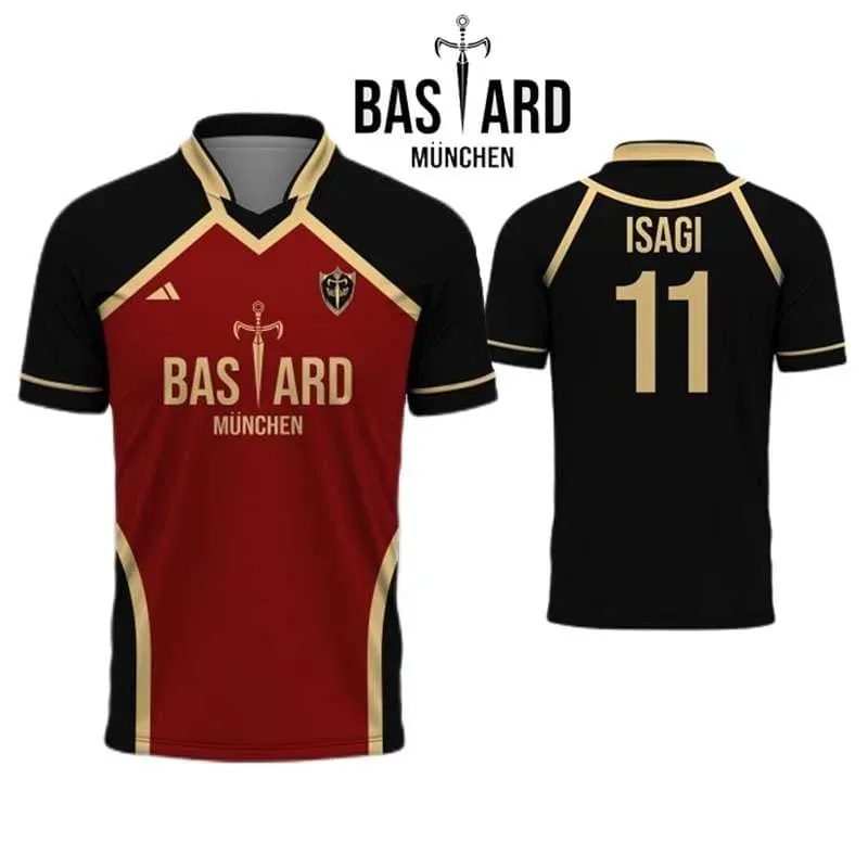 👕⚽ Camiseta deportiva Yoichi Isagi/ Bastard München (Blue Lock)