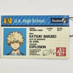 🦸‍♀️ Carné Katsuki Bakugo (My Hero Academia)