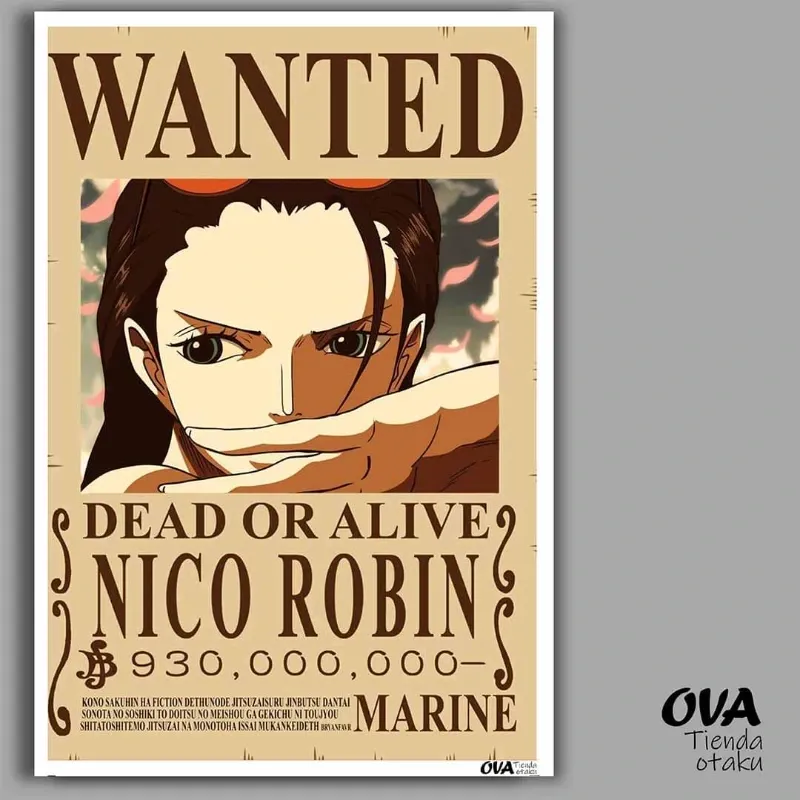  Cartel Nico Robin (One Piece)