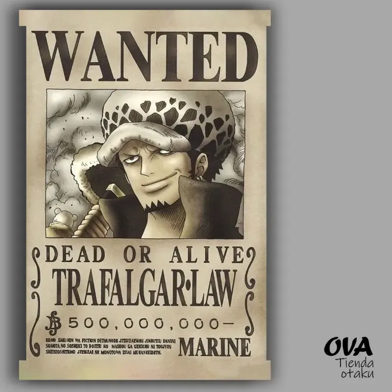 🩺 Cartel Trafalgar Law (One Piece)
