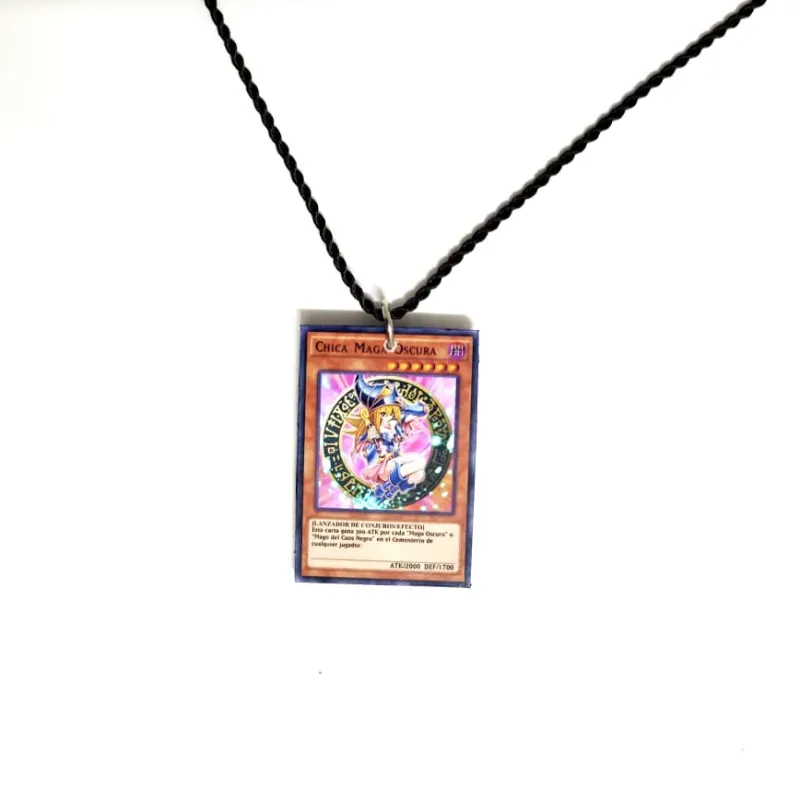 🧙 Collar Carta de Chica Maga Oscura (YuGiOh)