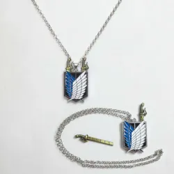 🛡️ Collar Emblema de la Legión de Reconocimiento (Shingeki no Kyojin/ Attack on Titan)
