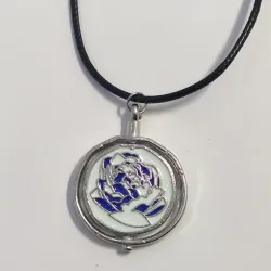 🌹💙 Collar rosa azul (League of Legends / Arcane)