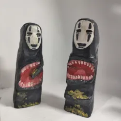 🚂 Figura de madera de Sin Rostro