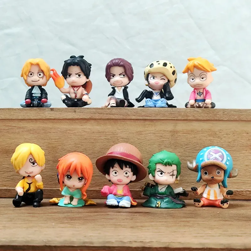 🏴‍☠️ Figuras One Piece (Luffy, Nami, Zoro, Ussop, Sanji y Ace)