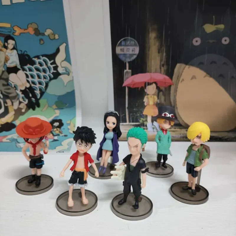🏴‍☠️ Figuras One Piece (Luffy, Nami, Zoro, Ussop, Sanji y Ace)