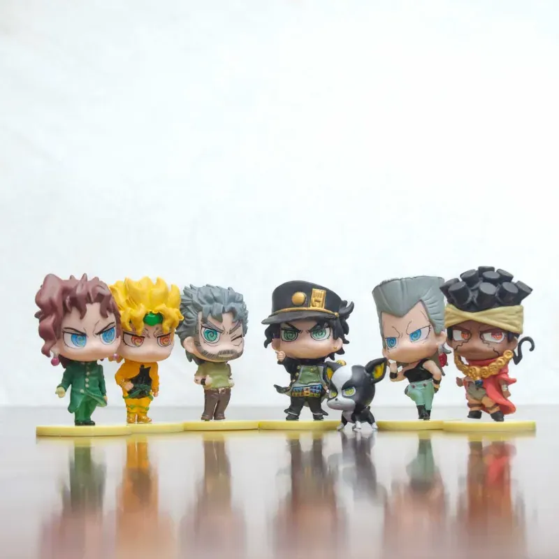📼 Figuras Jojo's Bizarre Adventure (Jotaro Kujo, Joseph Joestar, Noriaki, Muhammad)
