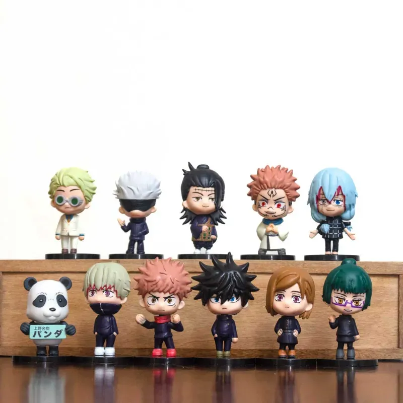 🌀 Figuras Jujutsu Kaisen (Gojo, Itadori, Fushiguro, Kugisaki, Sukuna)