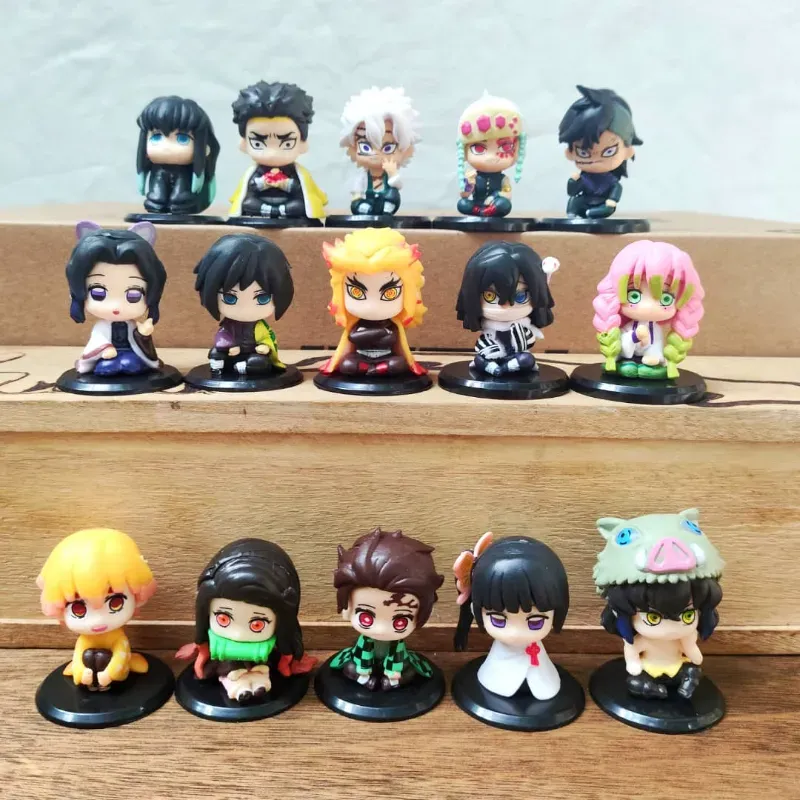 👺 Figuras Kimetsu no Yaiba (Zenitsu, Tanjiro, Nezuko, Rengoku)