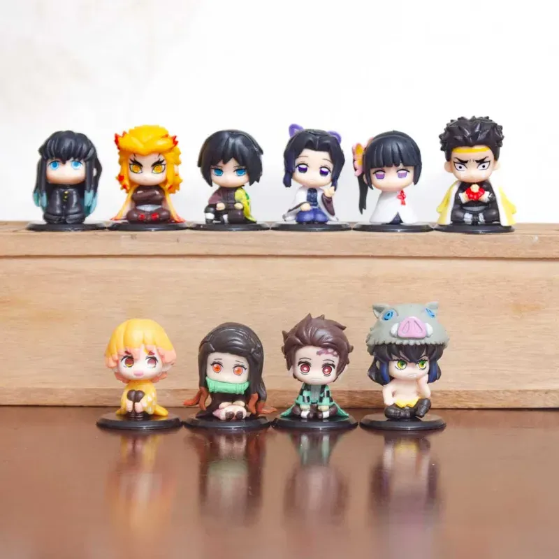 👺 Figuras Kimetsu no Yaiba (Zenitsu, Tanjiro, Nezuko, Rengoku)