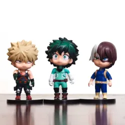 🛡️ Figuras My Hero Academia (Izuku, Katsuki, Shoto)