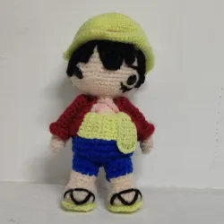 🏴‍☠️ Amigurumi Luffy (One Piece)