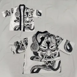 🐉🗡️ Haori dragón + katana