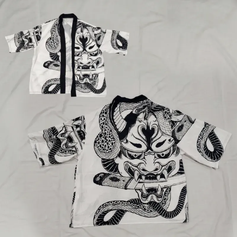 🐉🗡️ Haori dragón + katana