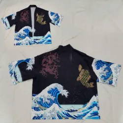 🌊 Haori ola de Kanagawa 