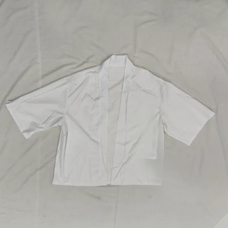 🤍 Haori tradicional blanco 