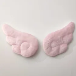 🪽🩷 Hebillas de angel wings rosadas