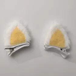 🐱💛 Hebillas de orejitas de gato amarillas