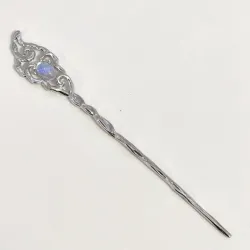 ☄️ Horquilla con piedra azul