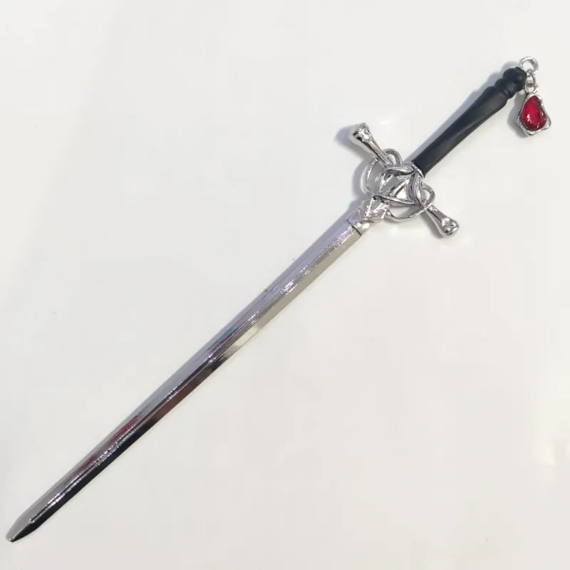 ๐น Horquilla espada con adorno rojo