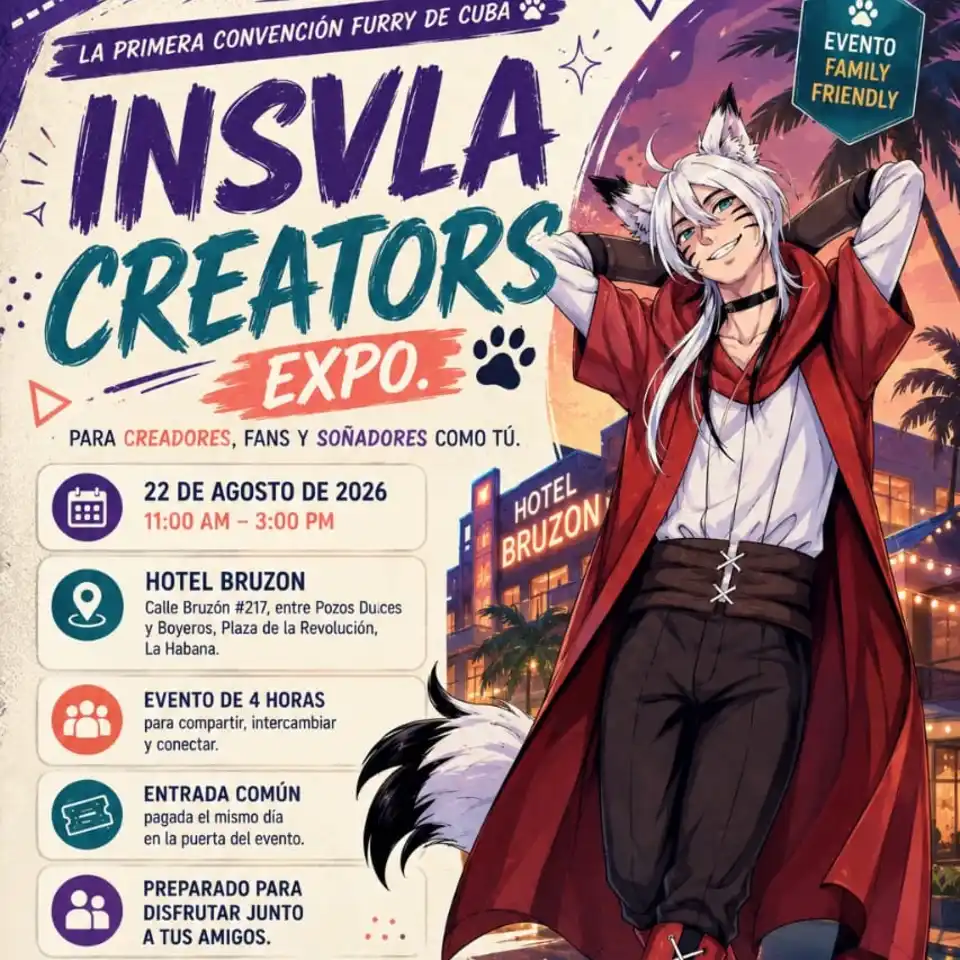 🦊😻 INSVLA Creators Expo: Convención furry