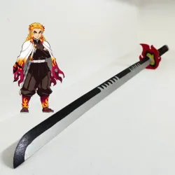 🗡️🔥 Katana de Flame Kyojuro Rengoku/ Pilar de la Llama (Kimetsu no Yaiba)