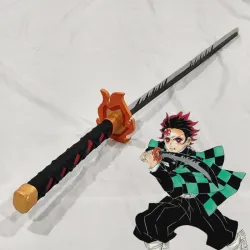 🔥 Katana de Tanjiro Kamado respiración de fuego (Kimetsu no Yaiba)