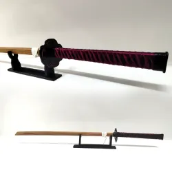 🗡️⛩️ Katana roja oscura + portakatanas