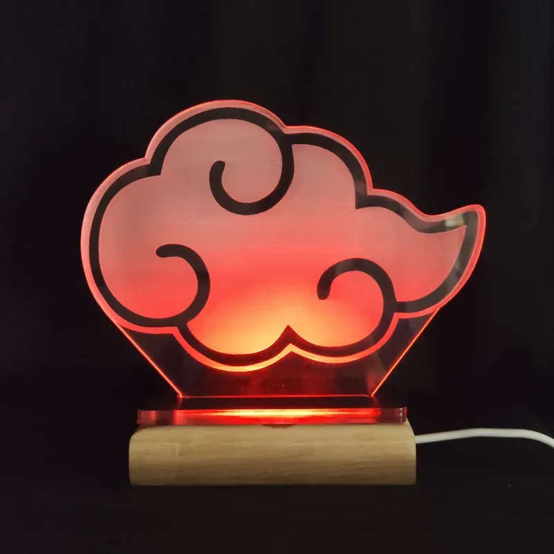 🌩️ Lámpara de Akatsuki (Naruto)