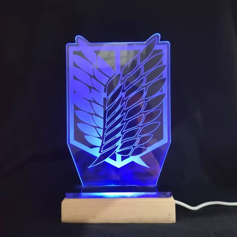🪽 Lámpara Emblema de la Legión de Reconocimiento (Shingeki no Kyojin)