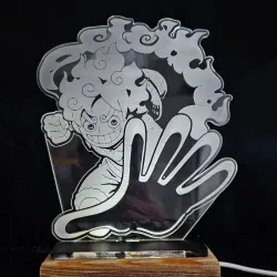 ☁️ Lámpara Luffy Gear V (One Piece)