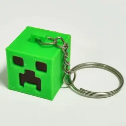 ❎ Llavero 3D Creeper (Minecraft)