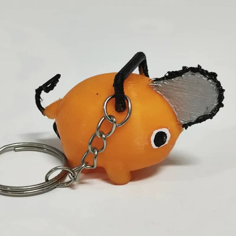 🪚 Llavero 3D Pochita (Chainsaw Man)