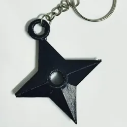 ⭐ Llavero 3D shuriken/ estrella ninja (Naruto)